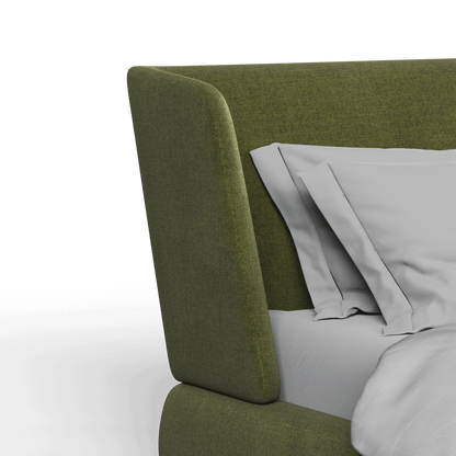 Valentina bed in Boucle Hevia Fabric