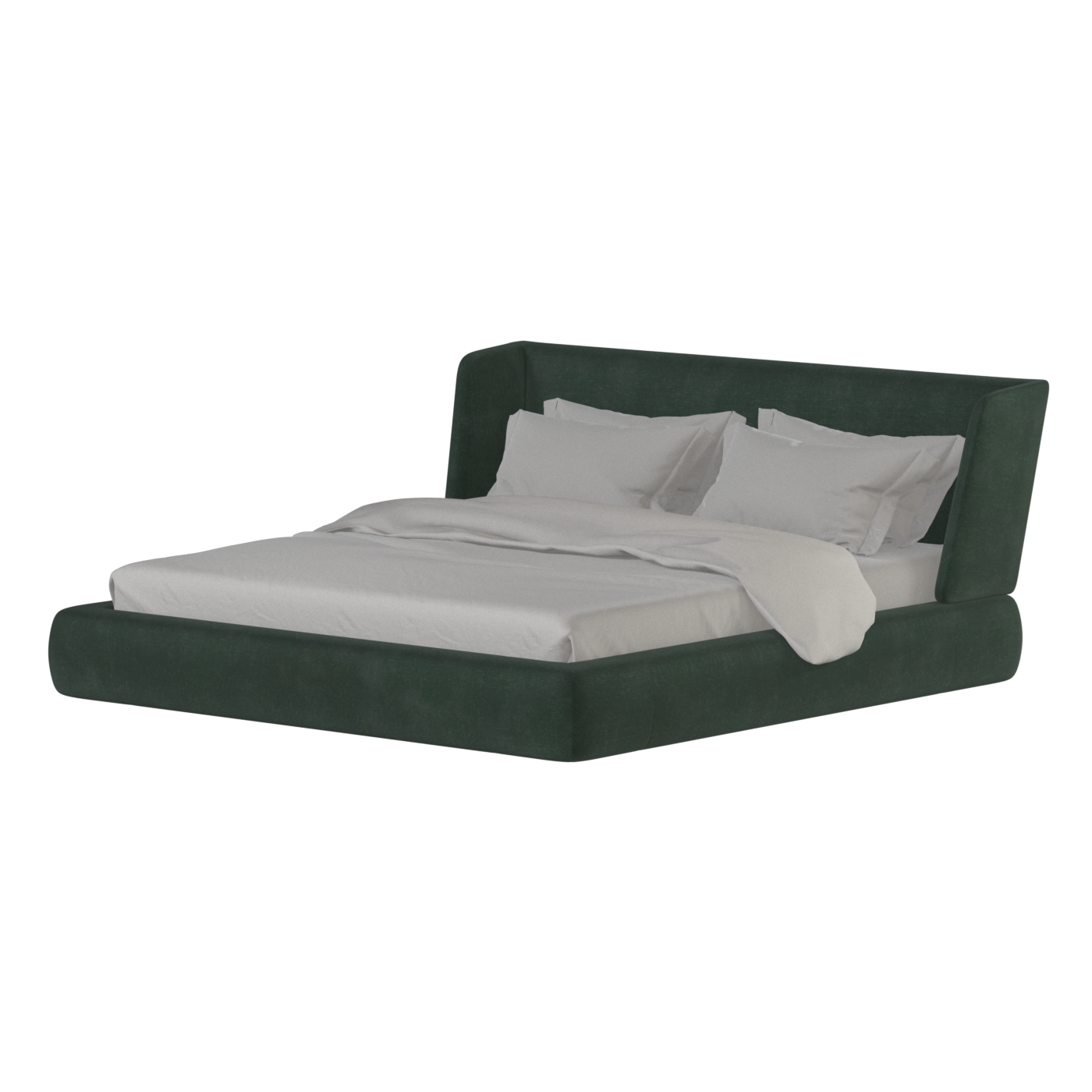 Valentina bed in Boucle Hevia Fabric