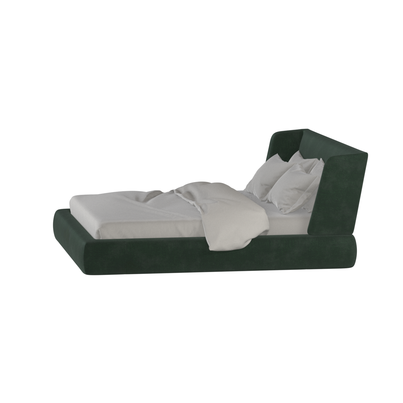 Valentina bed in Boucle Hevia Fabric