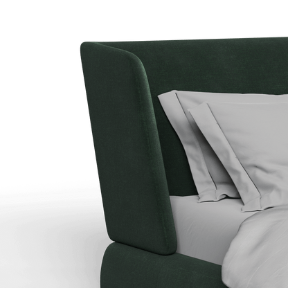 Valentina bed in Boucle Hevia Fabric