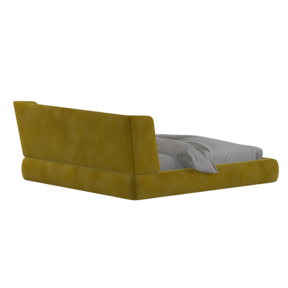 Valentina bed in Boucle Velvet Fabric