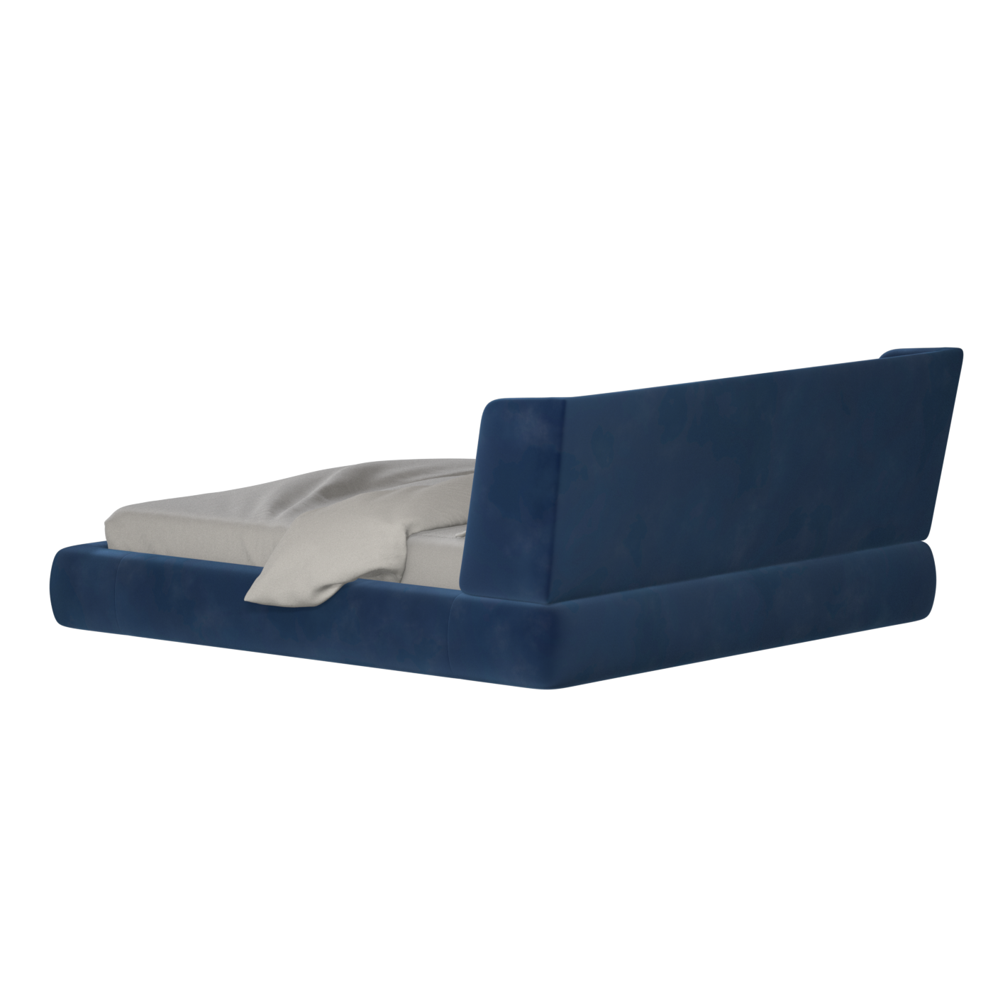 Valentina bed in Boucle Velvet Fabric