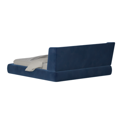 Valentina bed in Boucle Velvet Fabric