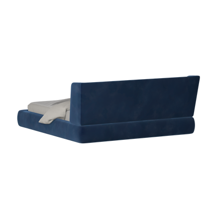 Valentina bed in Boucle Velvet Fabric