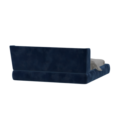 Valentina bed in Boucle Velvet Fabric