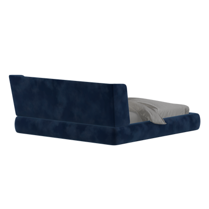 Valentina bed in Boucle Velvet Fabric