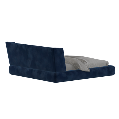 Valentina bed in Boucle Velvet Fabric