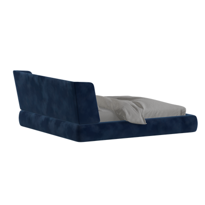 Valentina bed in Boucle Velvet Fabric