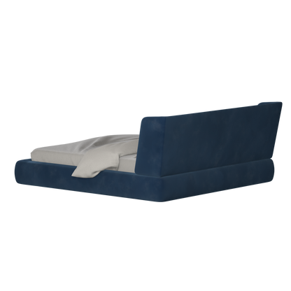 Valentina bed in Boucle Velvet Fabric