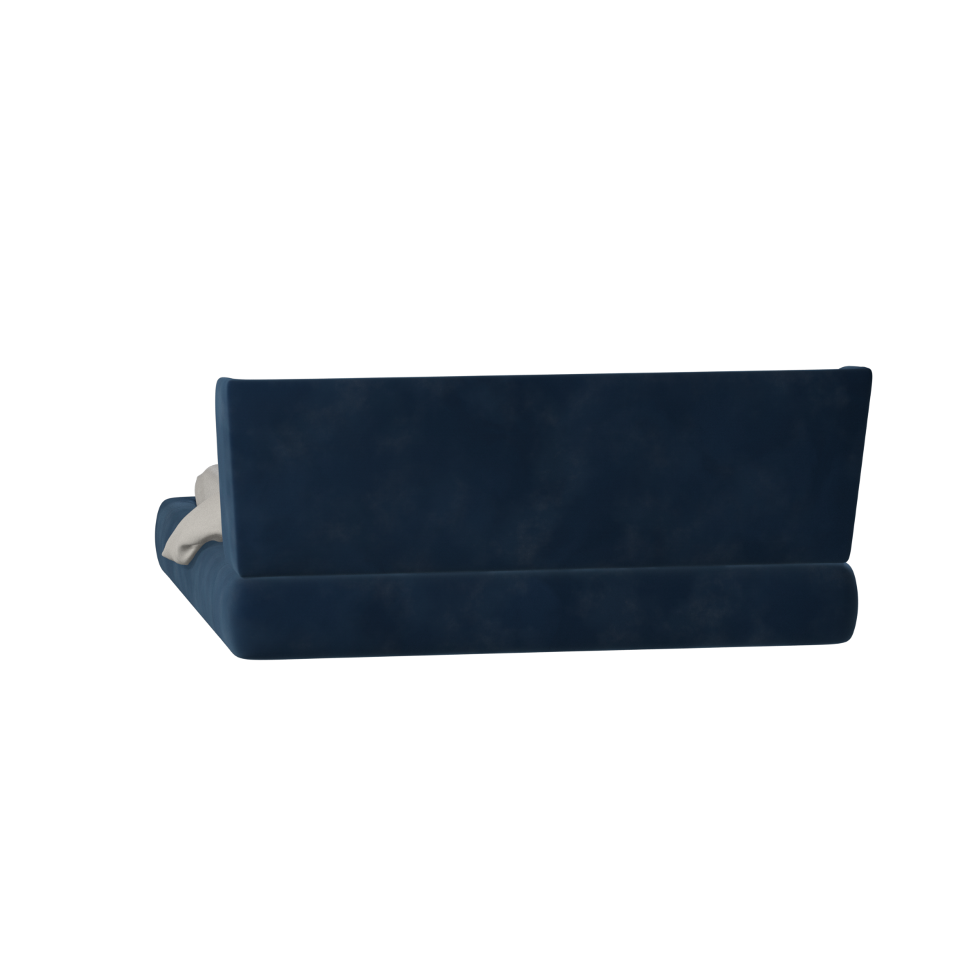 Valentina bed in Boucle Velvet Fabric
