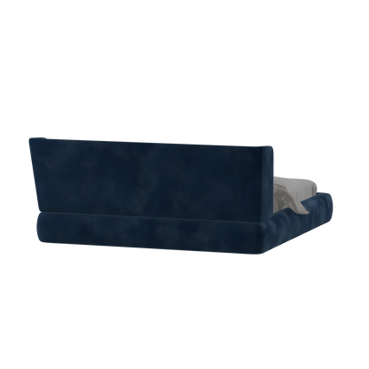 Valentina bed in Boucle Velvet Fabric