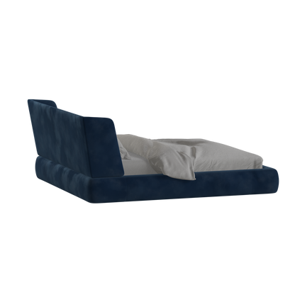 Valentina bed in Boucle Velvet Fabric